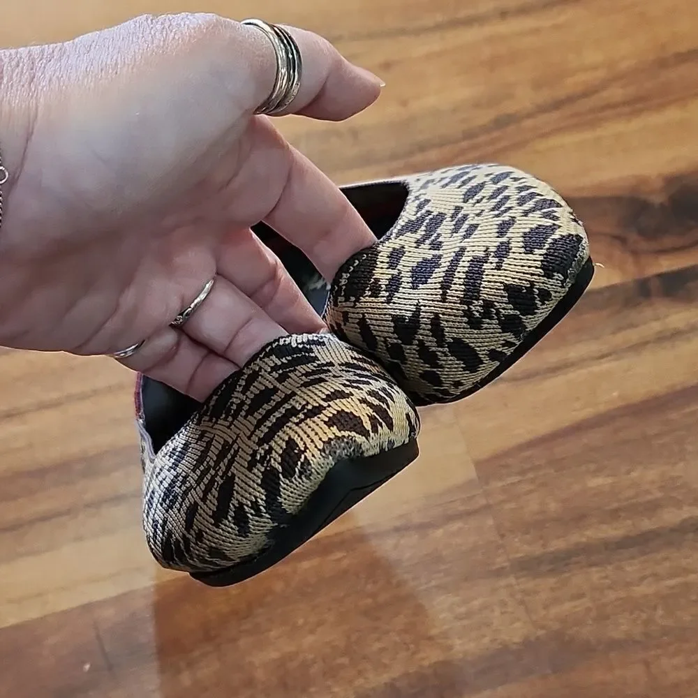 Seven7 Leopard Print Pointed Toe Flats